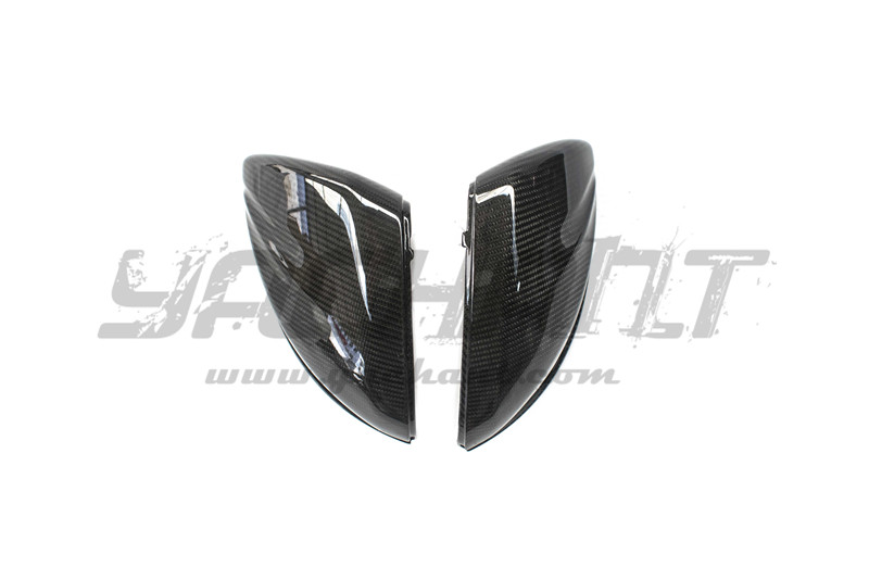 Trade Assurance Dry Carbon Fiber Mirror Cover Fit For 2015-2018 MB W205 C Class & C63 Sedan YC DESIGN Style Side Mirror Frame