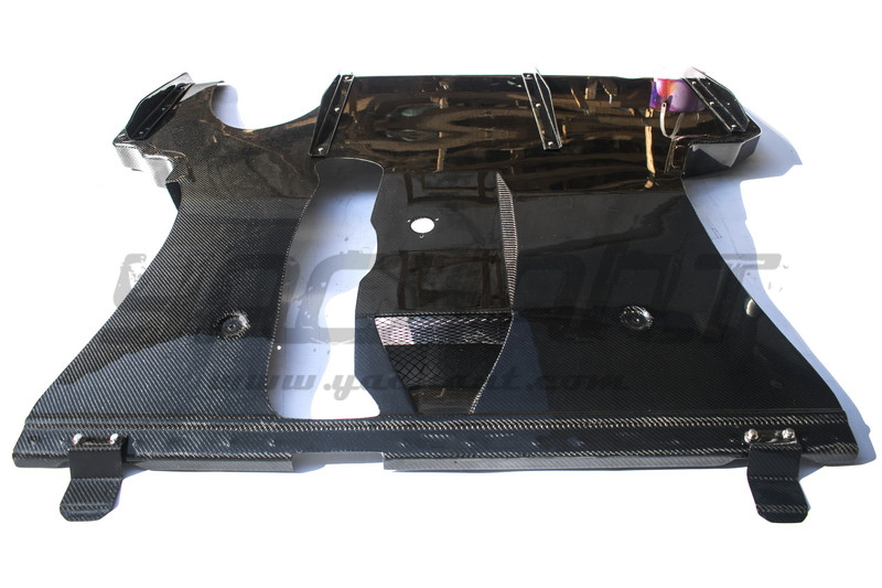 Trade Assurance Carbon Fiber Rear Bumper Under Lip Fit For 1999-2002 R34 GTR VSP Style Rear Diffuser Underboard