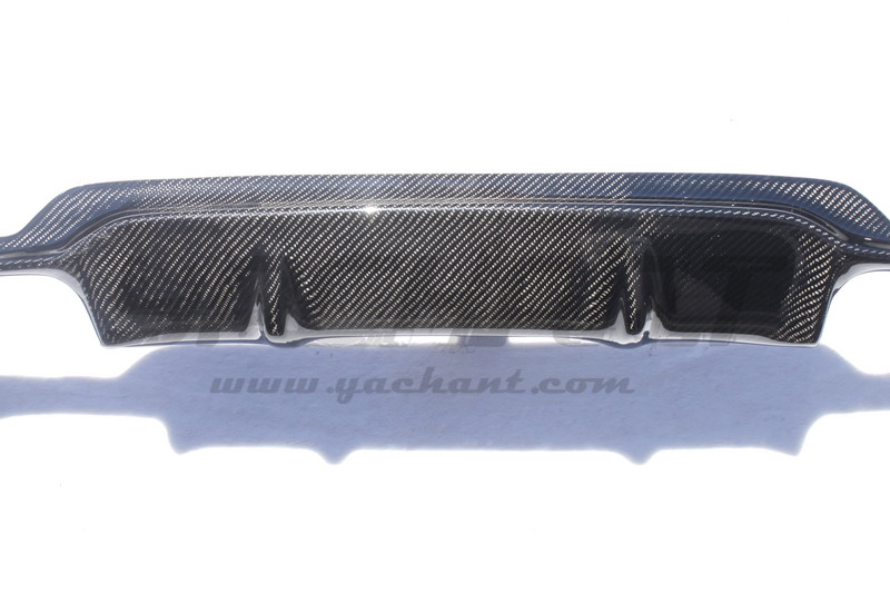 Trade Assurance Carbon Fiber Diffuser Fit For 14-17 4 Series F32 F33 M-Sport Rear Bumper 3DD Style Quad Exhaust Rear Diffuser