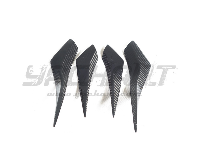 Trade Assurance Carbon Fiber Front Canards Fit For 2014-2017 i8 Electric BRSK Style Front Bumper Canards