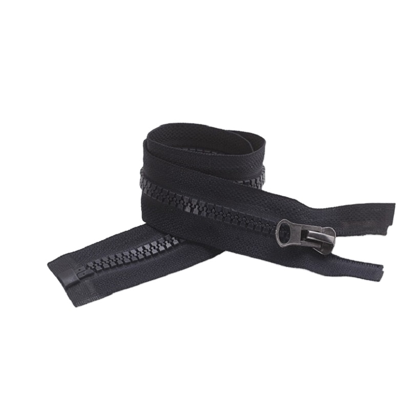 #8 plastic zipper open end for men's jacket