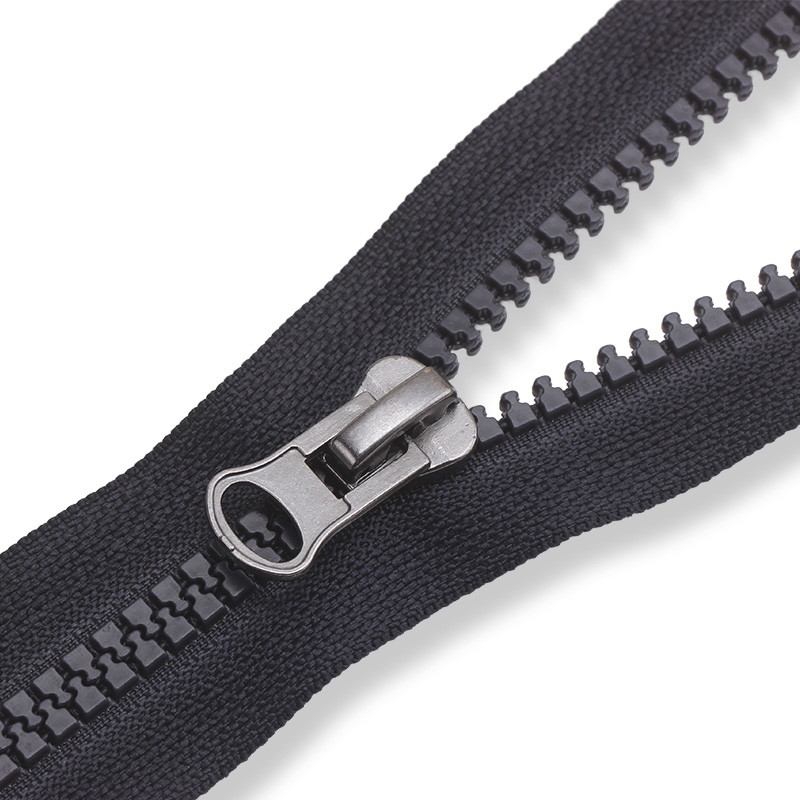 #8 plastic zipper open end for men's jacket