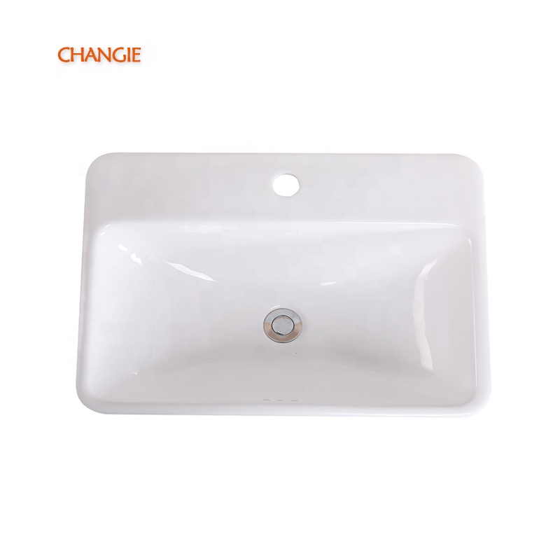 Bathroom Ceramic sink For Washing basin For Hotel Exhibition Washroom 5063