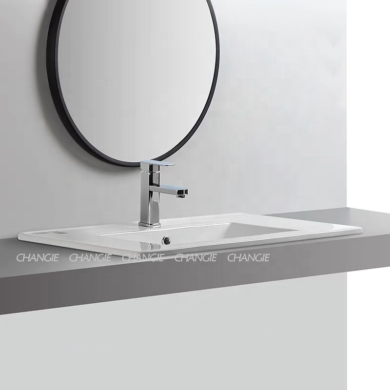 Bathroom Ceramic sink For Washing basin For Hotel Exhibition Washroom 5070H