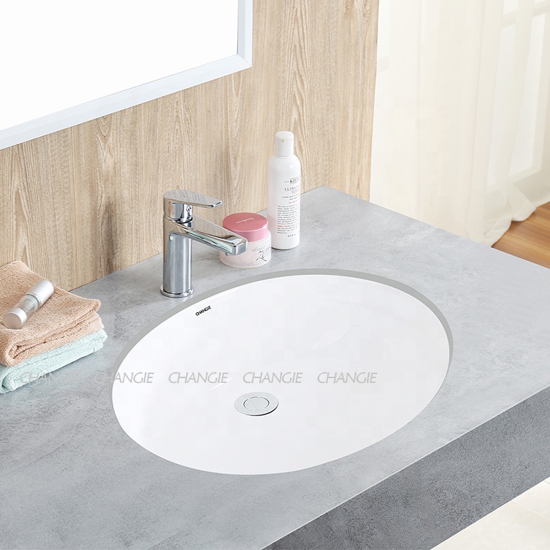 Bathroom Ceramic sink For Washing basin For Hotel Exhibition Washroom 1615