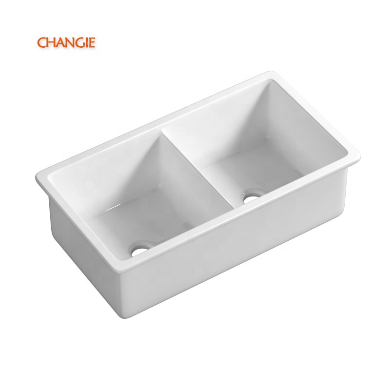 Kitchen dish washing Ceramic Sink hand basin farmhouse sink 3219