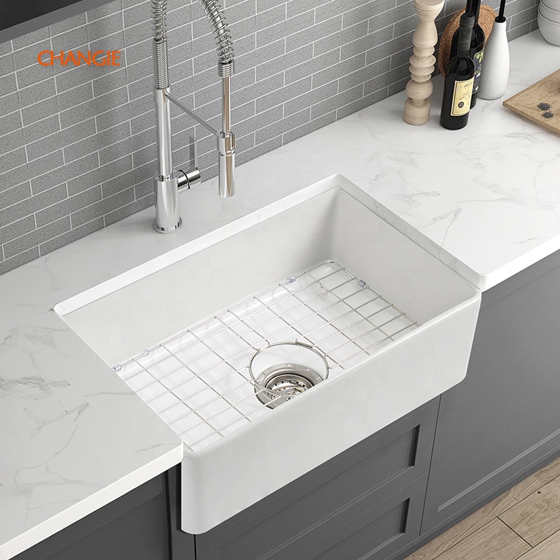 Kitchen dish washing Ceramic Sink hand basin farmhouse sink 3620N