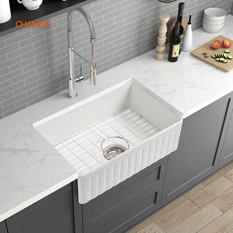 Kitchen dish washing Ceramic Sink hand basin farmhouse sink 3620N